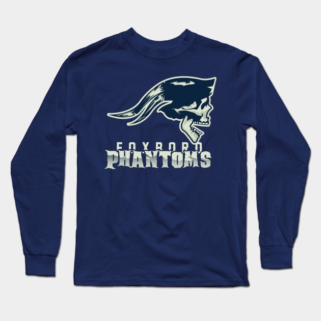 Foxboro Phantoms - Ghost Colors Long Sleeve T-Shirt by Gimmickbydesign